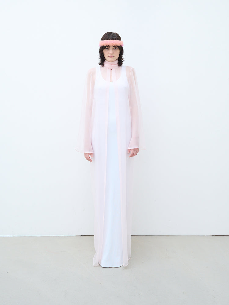 Long chiffon shirt