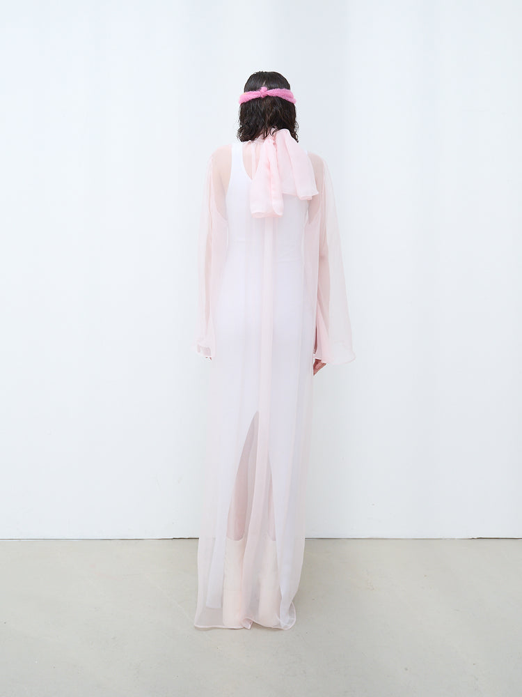 Long chiffon shirt
