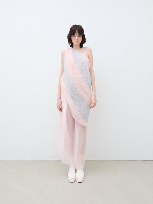 One shoulder knitted top