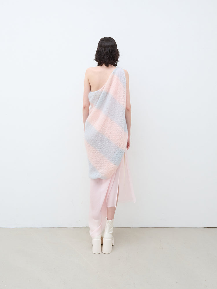 One shoulder knitted top