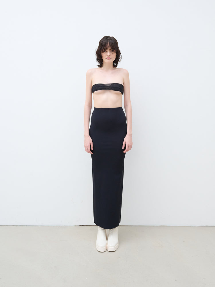 Jersey pencil skirt