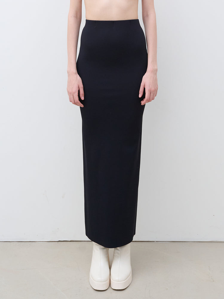 Jersey pencil skirt