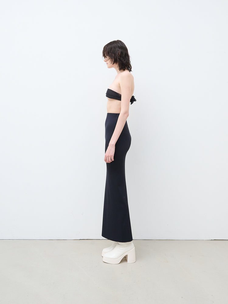 Jersey pencil skirt