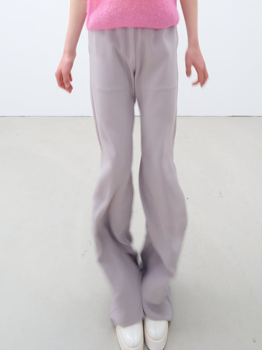 Wide georgette trousers