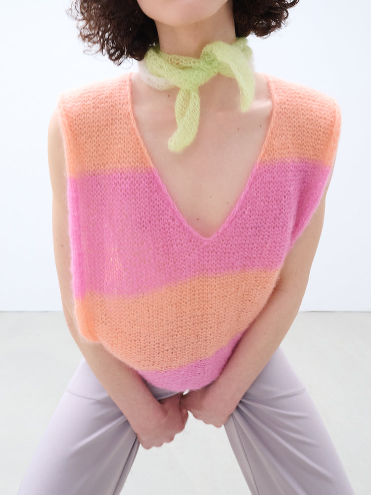 Handmade knitted vest